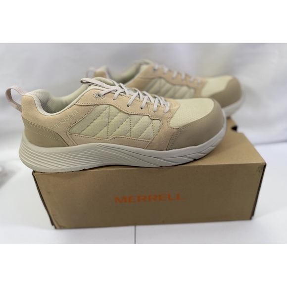 Merrell Other - Merrell Work Alpine Men's 12 Carbon Fiber Sand Safety Toe Sneaker NIB
